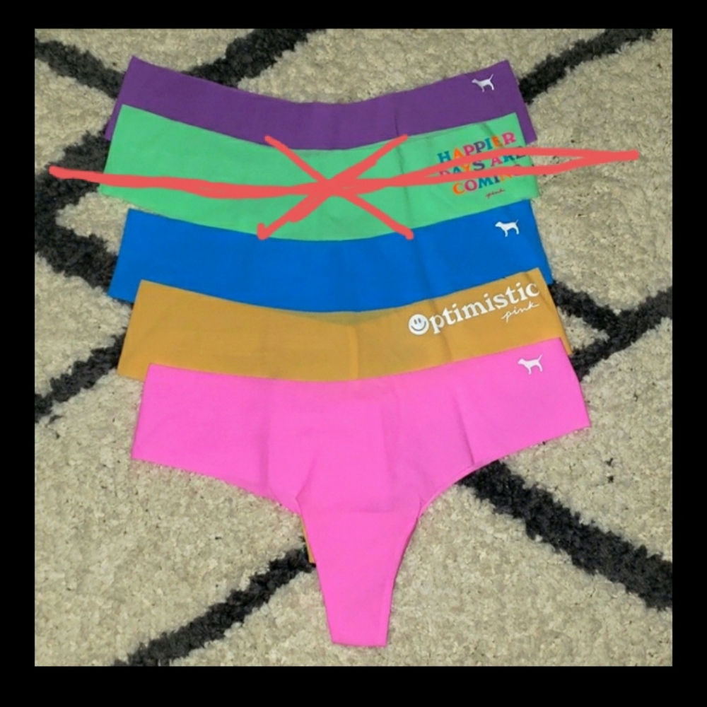 Victorias Secret thong 4 pack NEW